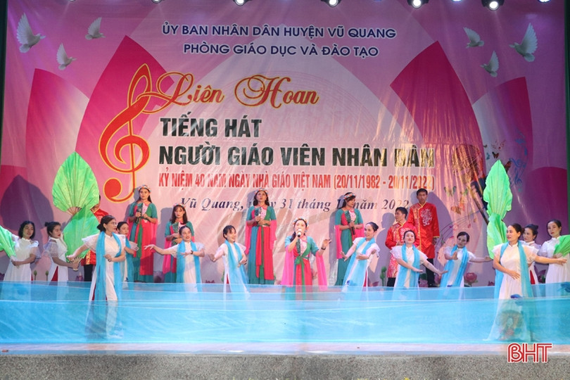 Đức Lĩnh đạt giải xuất sắc Liên hoan “Tiếng hát người giáo viên Nhân dân”