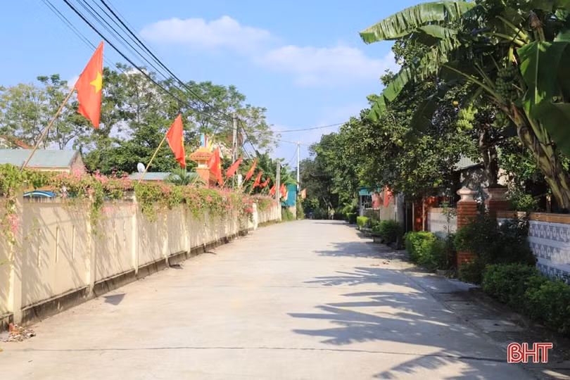 Xây dựng thôn 8, xã Sơn Giang thành thôn tiêu biểu của huyện Hương Sơn