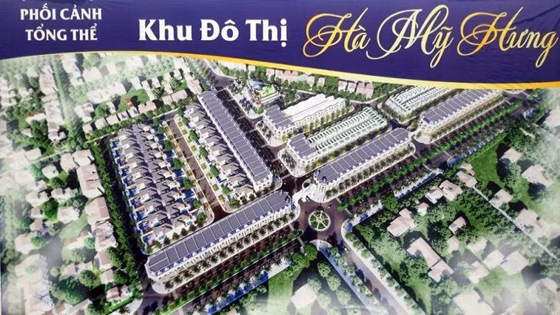 Soi tiến độ của dự án nằm trong vùng phát triển trọng điểm TP Hà Tĩnh