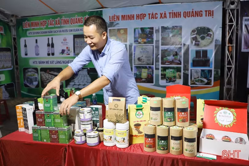 200 sản phẩm OCOP tiêu biểu các tỉnh Bắc Trung Bộ quy tụ tại TP Hà Tĩnh