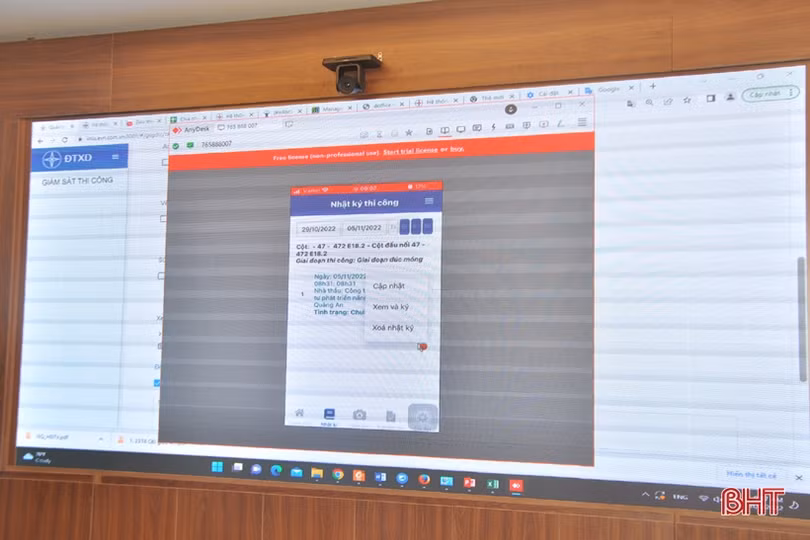 Điện lực Hà Tĩnh đẩy mạnh chuyển đổi số trong lĩnh vực quản lý đầu tư xây dựng