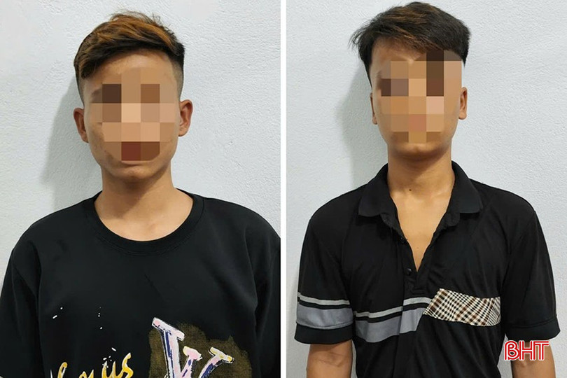 Đối tượng H.V.M (bên trái) và đối tượng P.T.K. đối tượng H.V.M (bên trái) và đối tượng P.T.K .jpg