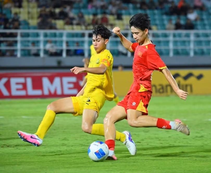 U17 Malaysia không thể chống đỡ sức mạnh của U17 Việt Nam