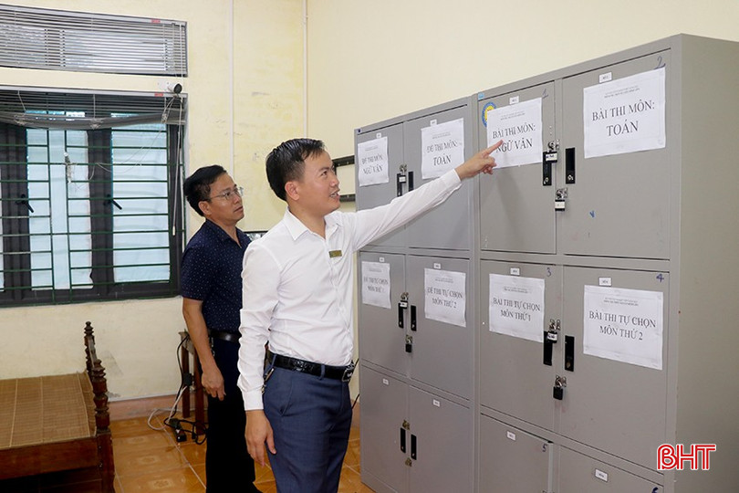 Điểm thi THPT Nguyễn Đình Liễn (Cẩm Xuyên) chuẩn bị đầy đủ cơ sở vật đảm bảo theo yêu cầu. bqbht_br_15.jpg