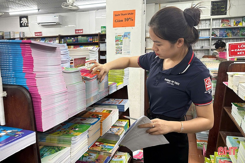 Đến thời điểm hiện tại, đã có hơn 1,3 triệu bản sách giáo khoa về với thị trường Hà Tĩnh. bqbht_br_11.jpg
