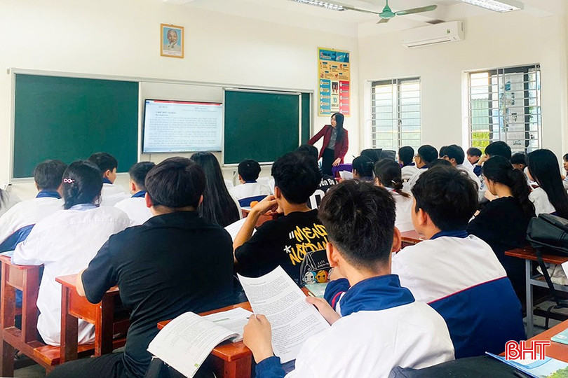 Các trường học trên địa bàn Hà Tĩnh khuyến khích giáo viên ôn tập miễn phí cho học sinh cuối cấp. bqbht_br_12.jpg