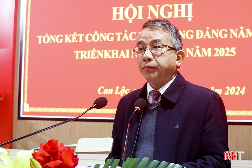 Chủ nhiệm UBKT Tỉnh ủy Hà Văn Trọng phát biểu chỉ đạo hội nghị. bqbht_br_16.jpg