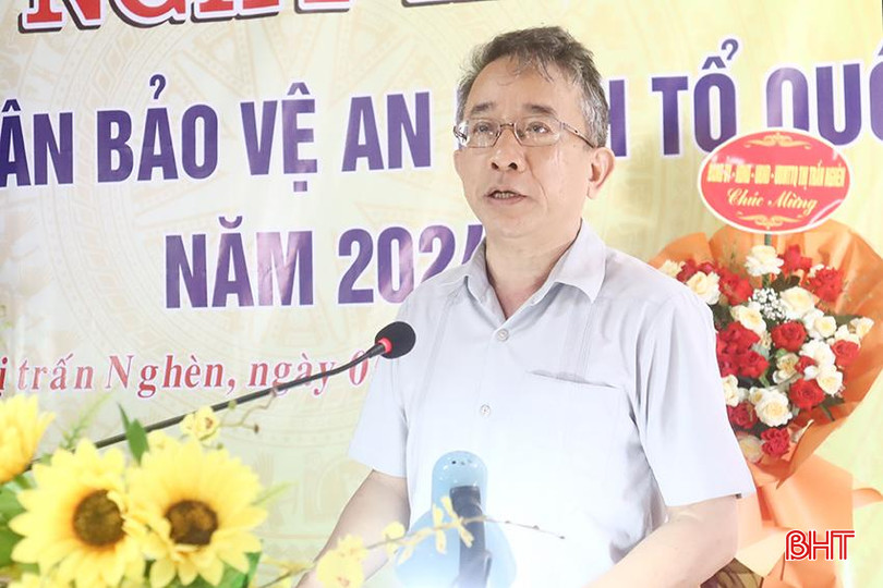 Chủ nhiệm UBKT Tỉnh ủy Hà Văn Trọng phát biểu tại ngày hội. a5.JPG