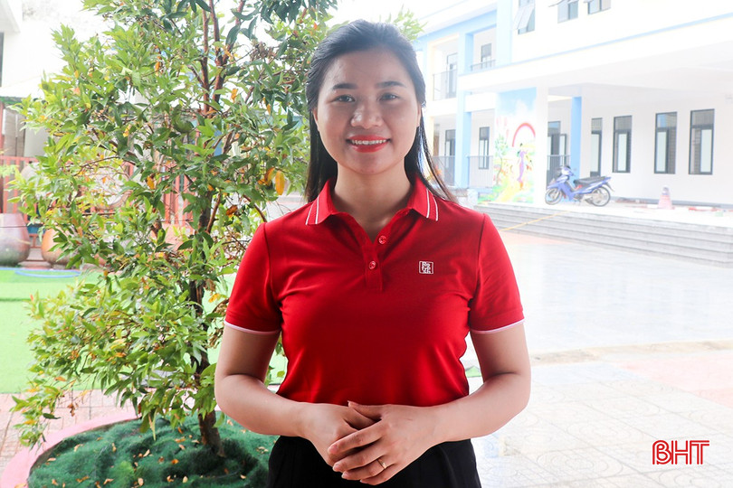 Cô Lê Thị Kiều Anh - giáo viên Trường Mầm non Thiên Lộc. bqbht_br_24.jpg