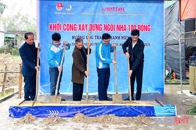 Tỉnh đoàn, Hội LHTN Việt Nam tỉnh Hà Tĩnh đã kết nối nguồn lực từ Tập đoàn Công nghiệp - Viễn thông Quân đội Viettel hỗ trợ xây dựng nhà nhân ái cho gia đình bà Phạm Thị Rôn (Xã Phù Lưu, huyện Thạch Hà) với số tiền 80 triệu đồng. bqbht_br_1.jpg