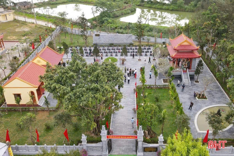 Miếu thờ ghi tên các anh hùng liệt sỹ hy sinh tại Cầu Nhe đã được trùng tu, tôn tạo. bqbht_br_11.jpg