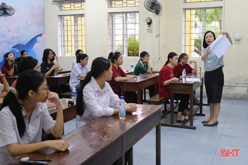 Kỳ thi vào lớp 10 THPT năm học 2024 - 2025 ở Hà Tĩnh được đánh giá là minh bạch, khách quan, đúng quy chế. 1.4.jpg
