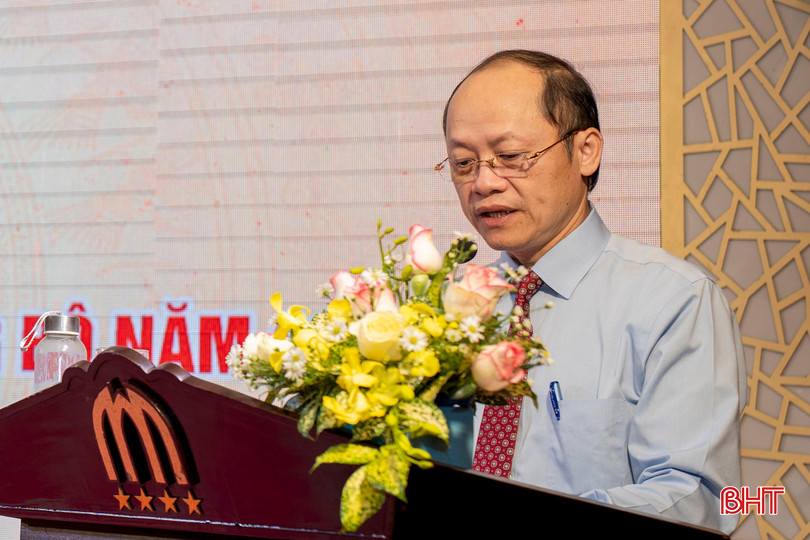 Phó Chủ tịch Thường trực UBND tỉnh Hà Tĩnh Nguyễn Hồng Lĩnh tại hội nghị. bqbht_br_11-6614.jpg