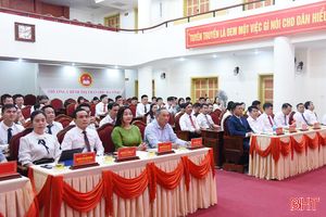 Khai giảng lớp cao cấp lý luận chính trị không tập trung tại Hà Tĩnh
