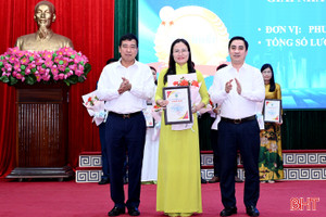 Trao thưởng cho 17 tập thể, cá nhân xuất sắc cuộc thi tìm hiểu về Nghị quyết 57