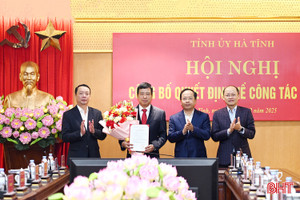 Công bố quyết định của Ban Bí thư chuẩn y chức Chủ nhiệm UBKT Tỉnh ủy Hà Tĩnh 