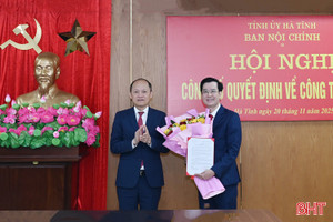 Đồng chí Nguyễn Thanh Điện giữ chức Phó Trưởng ban Thường trực Ban Nội chính Tỉnh ủy