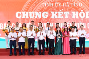 Thí sinh Đảng bộ xã Đức Thịnh nhất Hội thi Báo cáo viên, Tuyên truyền viên giỏi Hà Tĩnh