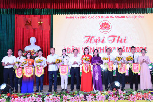 Sở VH-TT&DL Hà Tĩnh nhất Hội thi "Dân vận khéo" Đảng ủy Khối CCQ&DN tỉnh