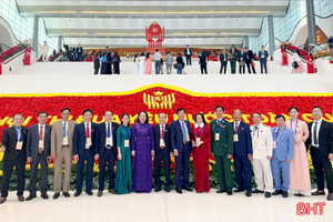 Đoàn đại biểu Hà Tĩnh dự Đại hội Thi đua yêu nước toàn quốc lần thứ XI 