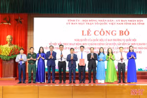 Tổ chức bộ máy, chức năng, nhiệm vụ của ủy ban MTTQ các cấp ở Hà Tĩnh