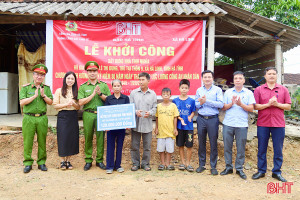 Khởi công nhà tình nghĩa cho gia đình khó khăn ở xã Hà Linh