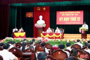 HĐND huyện Vũ Quang xem xét thông qua 6 nghị quyết quan trọng