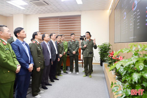 Ra mắt Trung tâm Điều hành an ninh mạng tỉnh Hà Tĩnh
