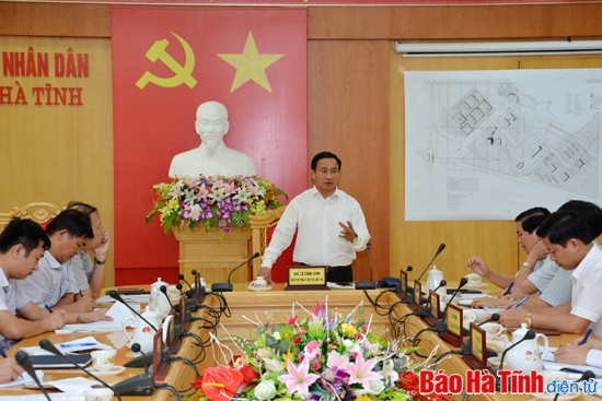 Tháo gỡ vướng mắc trong triển khai Dự án xây dựng trường ĐH học Hà Tĩnh ảnh 1 Tháo gỡ vướng mắc trong triển khai Dự án xây dựng trường ĐH học Hà Tĩnh ảnh 1
