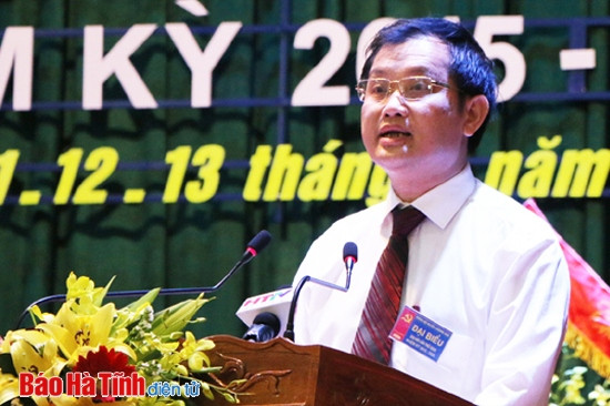 Đảng bộ huyện Hương Khê khai mạc Đại hội nhiệm kỳ 2015-2020 ảnh 5