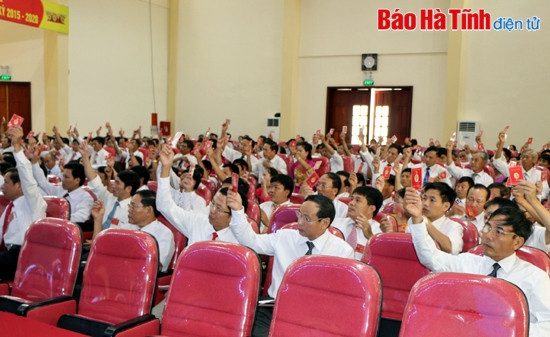 Đảng bộ Hương Khê bầu ông Đinh Hữu Tân giữ chức Bí thư Huyện ủy ảnh 3