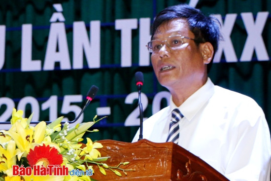 Đảng bộ Hương Khê bầu ông Đinh Hữu Tân giữ chức Bí thư Huyện ủy ảnh 2