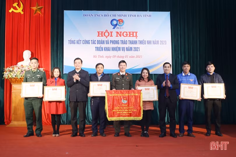 Tỉnh đoàn Hà Tĩnh lọt top 10 tổ chức Đoàn xuất sắc nhất toàn quốc