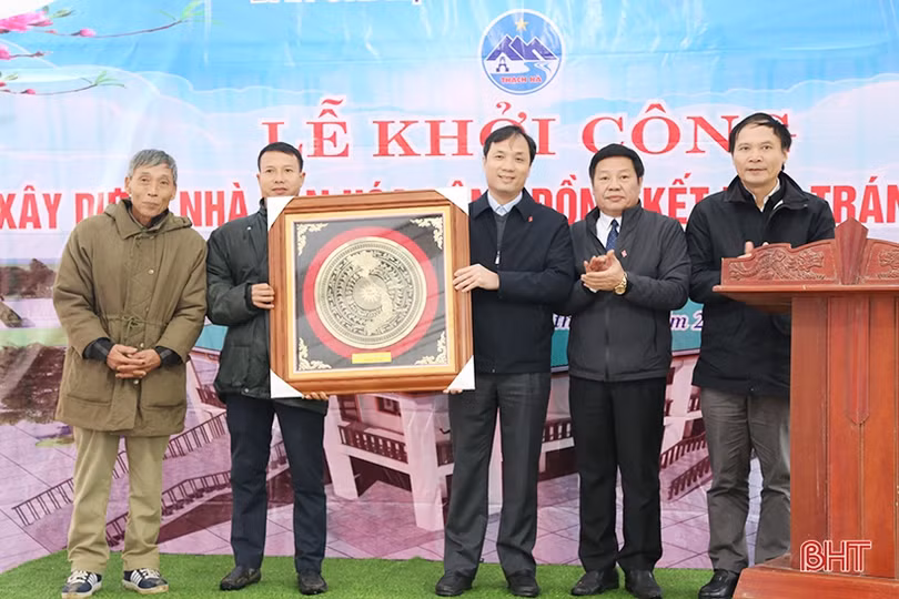 Khởi công xây dựng 4 nhà văn hóa cộng đồng kết hợp tránh thiên tai ở Thạch Hà, Cẩm Xuyên