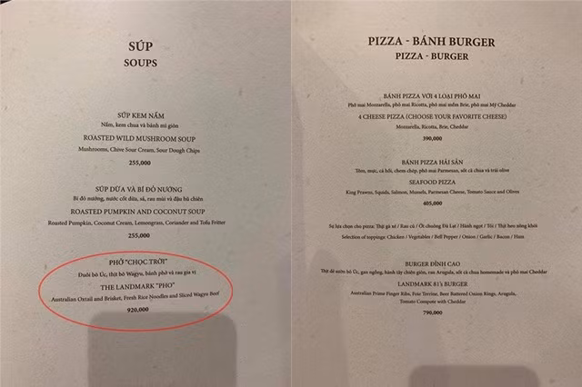 Choáng với bát phở tiền triệu, cơm hộp 29 triệu đồng ở Việt Nam