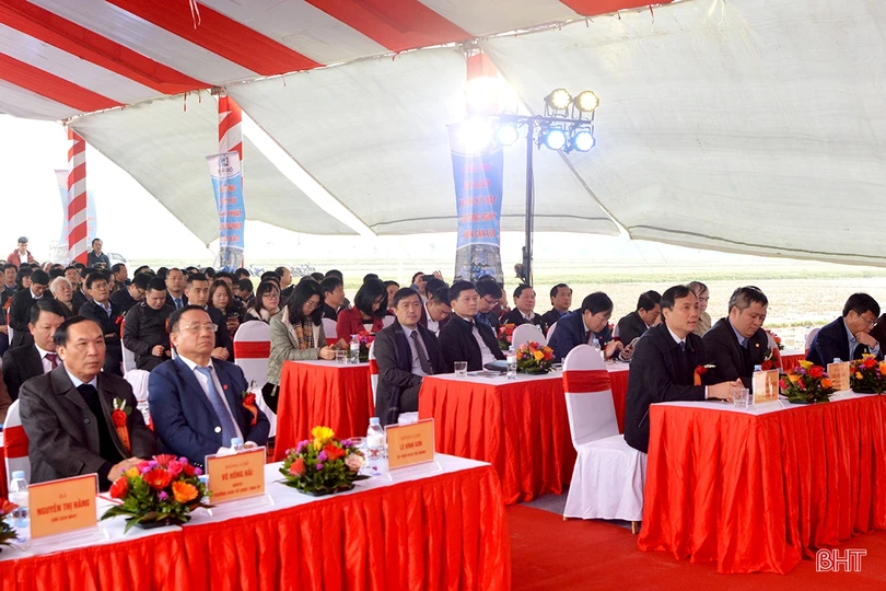 Khởi công dự án đầu tư hạ tầng kỹ thuật CCN huyện Can Lộc, tổng mức đầu tư hơn 122 tỷ đồng