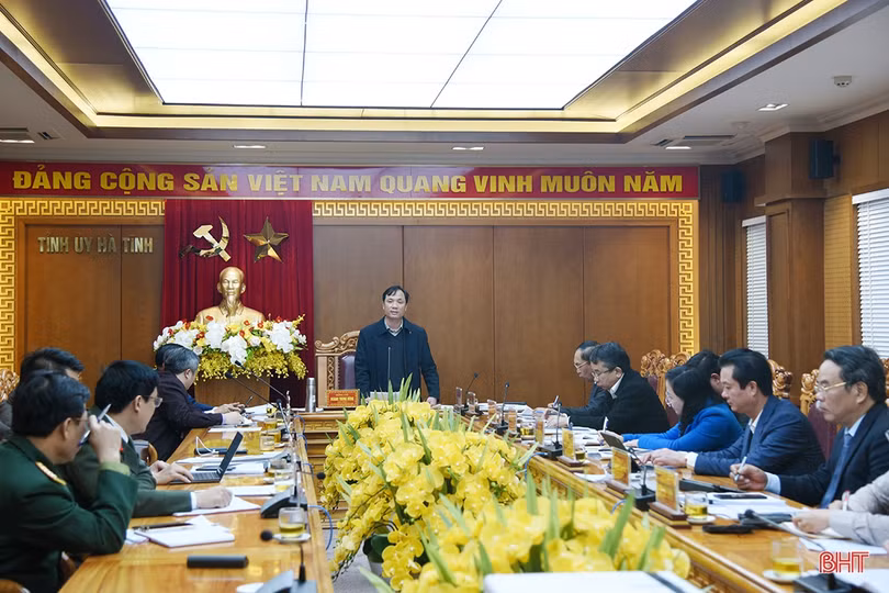 Ban Thường vụ Tỉnh ủy Hà Tĩnh hoàn thành nội dung kiểm điểm công tác lãnh đạo, chỉ đạo năm 2020