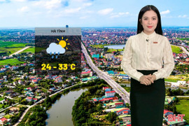 Dự báo thời tiết Hà Tĩnh ngày 18/9: Đêm mưa rào và dông, ngày nắng