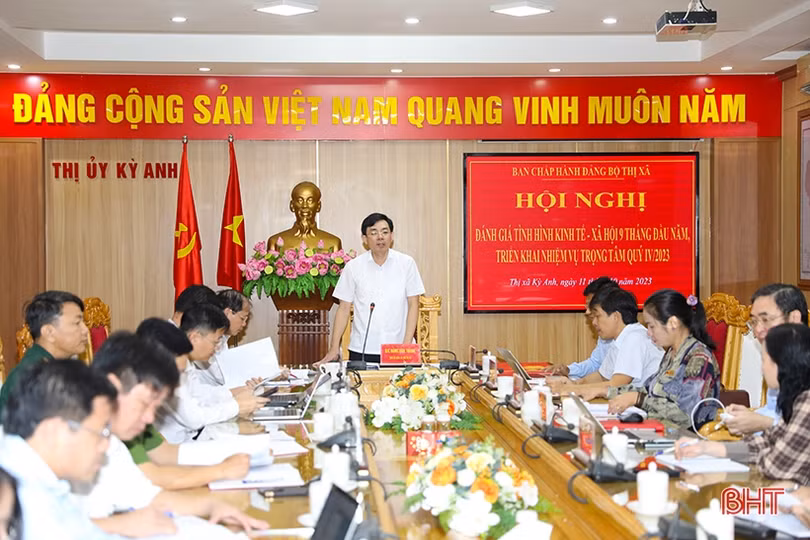 Thị xã Kỳ Anh triển khai nhiệm vụ phát triển những tháng cuối năm