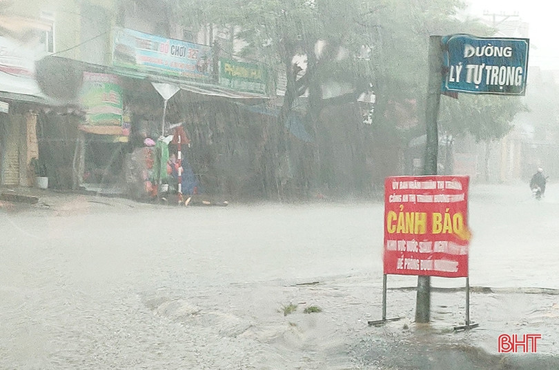 Khu vực Hà Tĩnh dự báo mưa rất to, có nơi trên 400mm