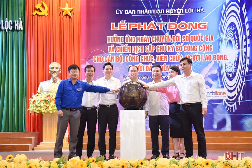Lộc Hà phát động hưởng ứng Ngày Chuyển đổi số quốc gia