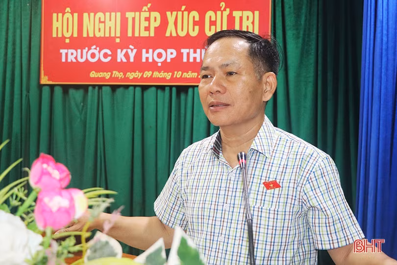 Cử tri Vũ Quang kiến nghị nhiều vấn đề bức thiết