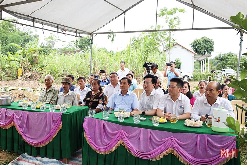 Xây nhà tình nghĩa cho gia đình khó khăn ở Hương Khê