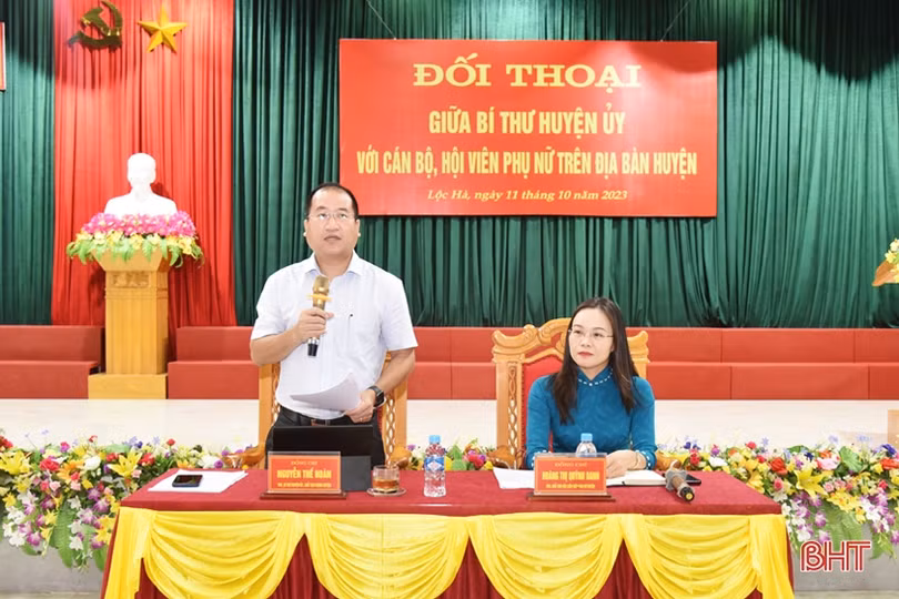 Cán bộ, hội viên phụ nữ Lộc Hà kiến nghị nhiều vấn đề sát thực