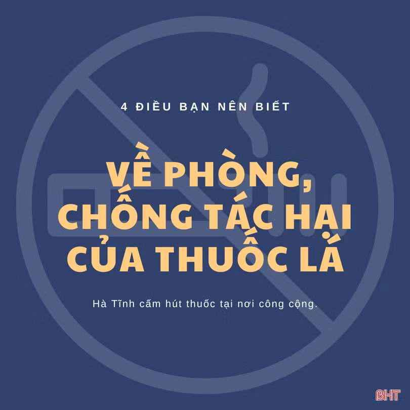 4 điều bạn nên biết về phòng, chống tác hại của thuốc lá