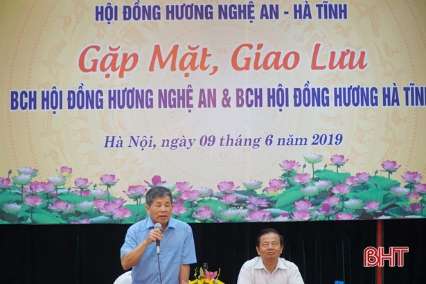 Gặp mặt, giao lưu 2 Hội đồng hương Hà Tĩnh, Nghệ An tại Hà Nội