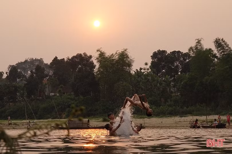 Đắm mình trong bóng hoàng hôn ở các miền quê Hà Tĩnh