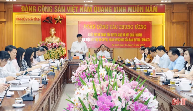 Hà Tĩnh bài bản trong triển khai thực hiện các nghị quyết của trung ương