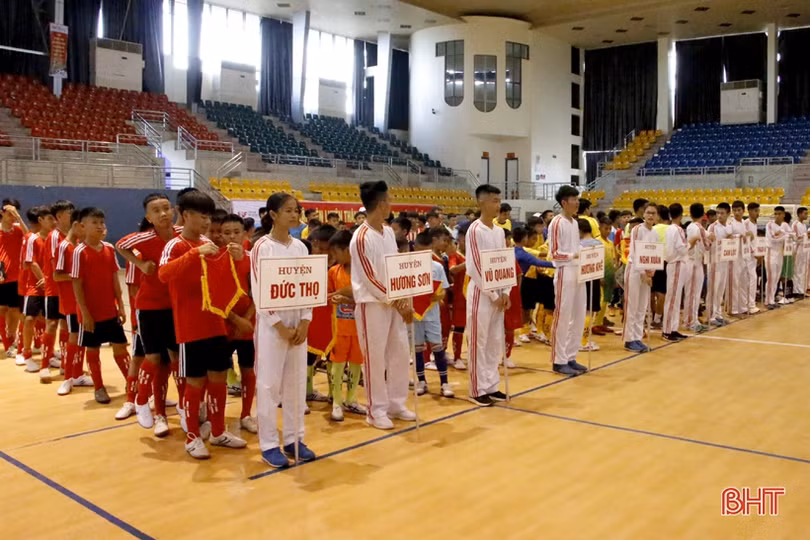 Khởi tranh Giải Bóng đá Thiếu niên - nhi đồng toàn tỉnh Hà Tĩnh