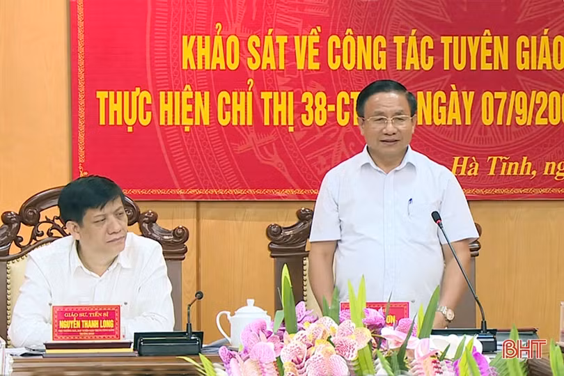 Hà Tĩnh bài bản trong triển khai thực hiện các nghị quyết của trung ương